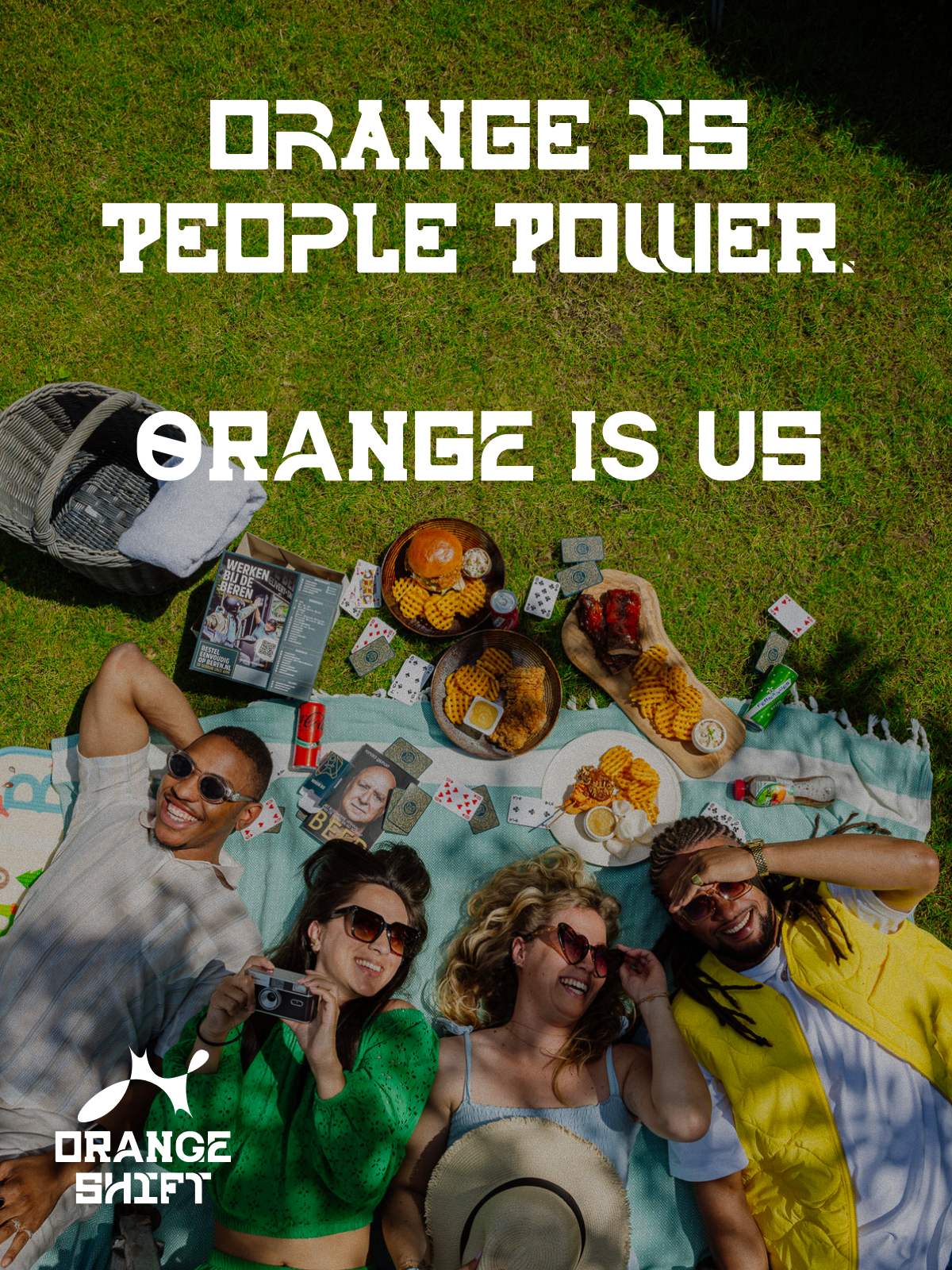 Orange Shift — Orange is People Power festival poster